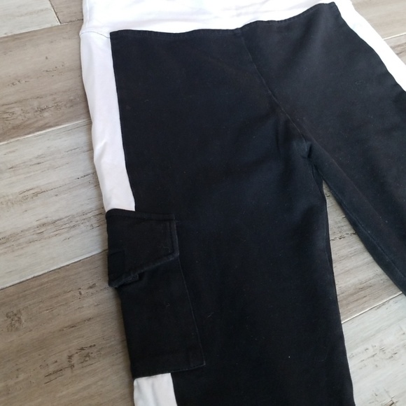 Colorblock Athletic Leggings with Pocket - Picture 7 of 9